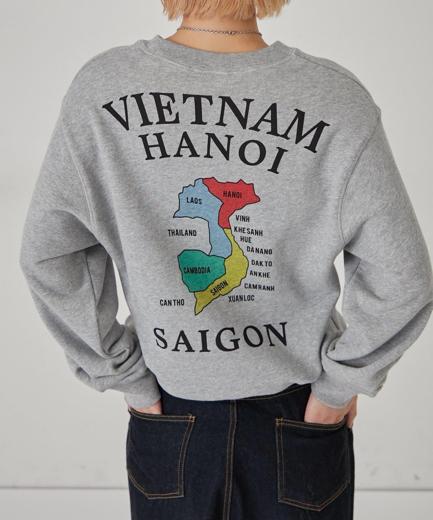 虎刺繡越南風格圖案衛衣