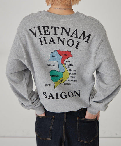 虎刺繡越南風格圖案衛衣