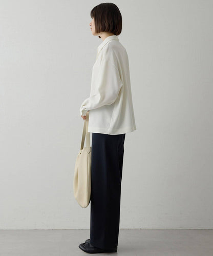 加絨桶型休閒褲