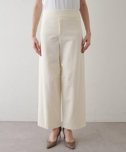 加絨桶型休閒褲