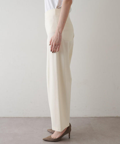 加絨桶型休閒褲