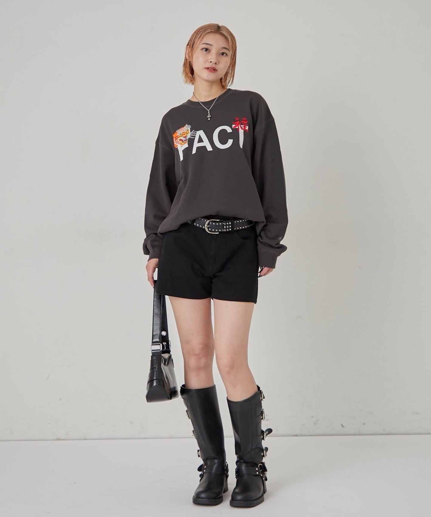 虎刺繡越南風格圖案衛衣