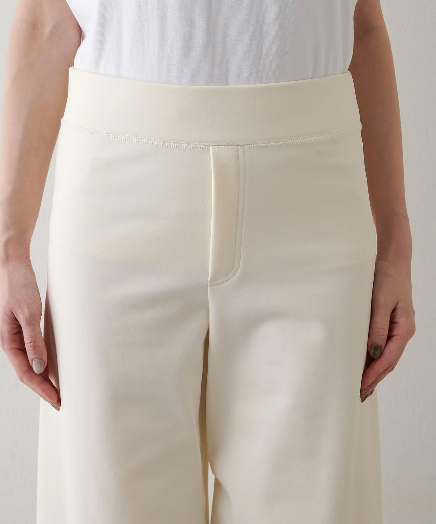 加絨桶型休閒褲