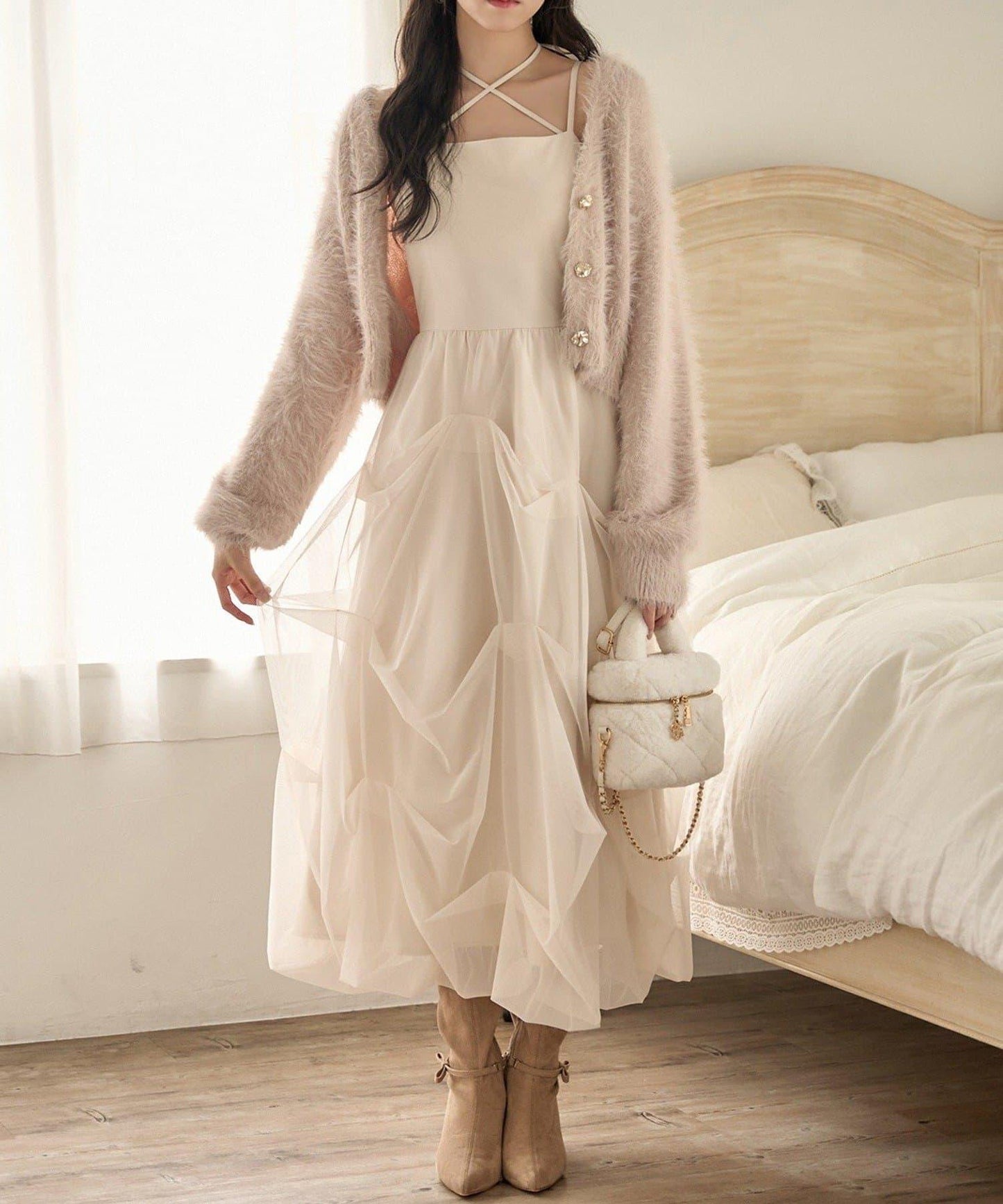 【one after another】吊帶連衣裙