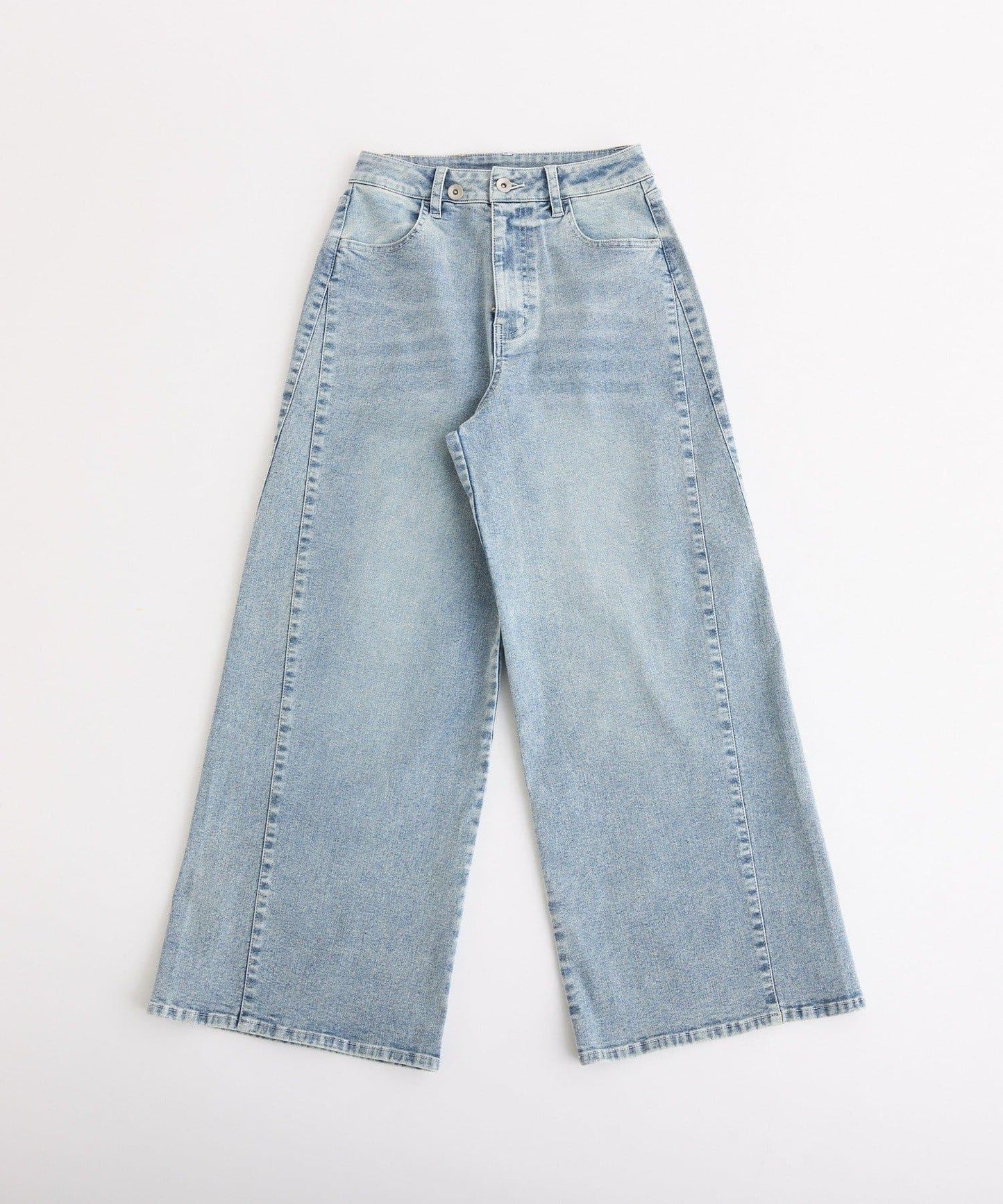 【one after another】可調節腰圍寬鬆牛仔褲