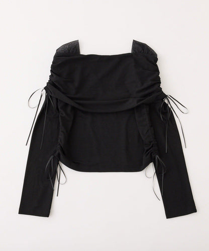 【one after another】一字肩上衣