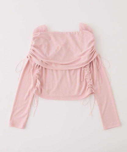 【one after another】一字肩上衣