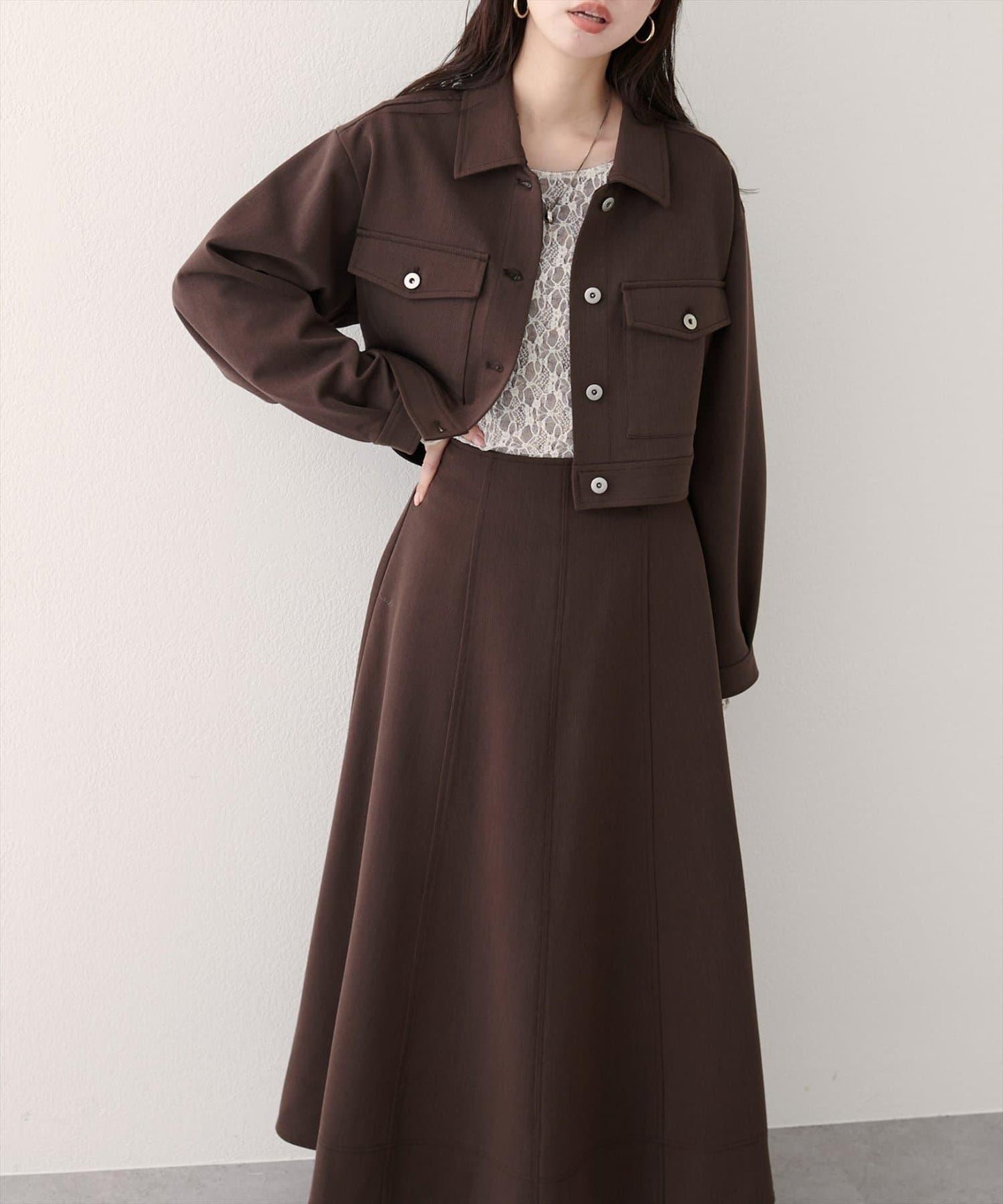 【natural couture】短款襯衫夾克