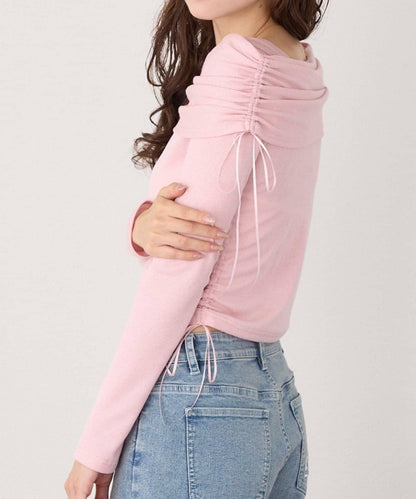 【one after another】一字肩上衣