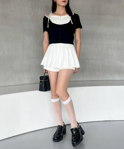 【one after another】百褶裙褲