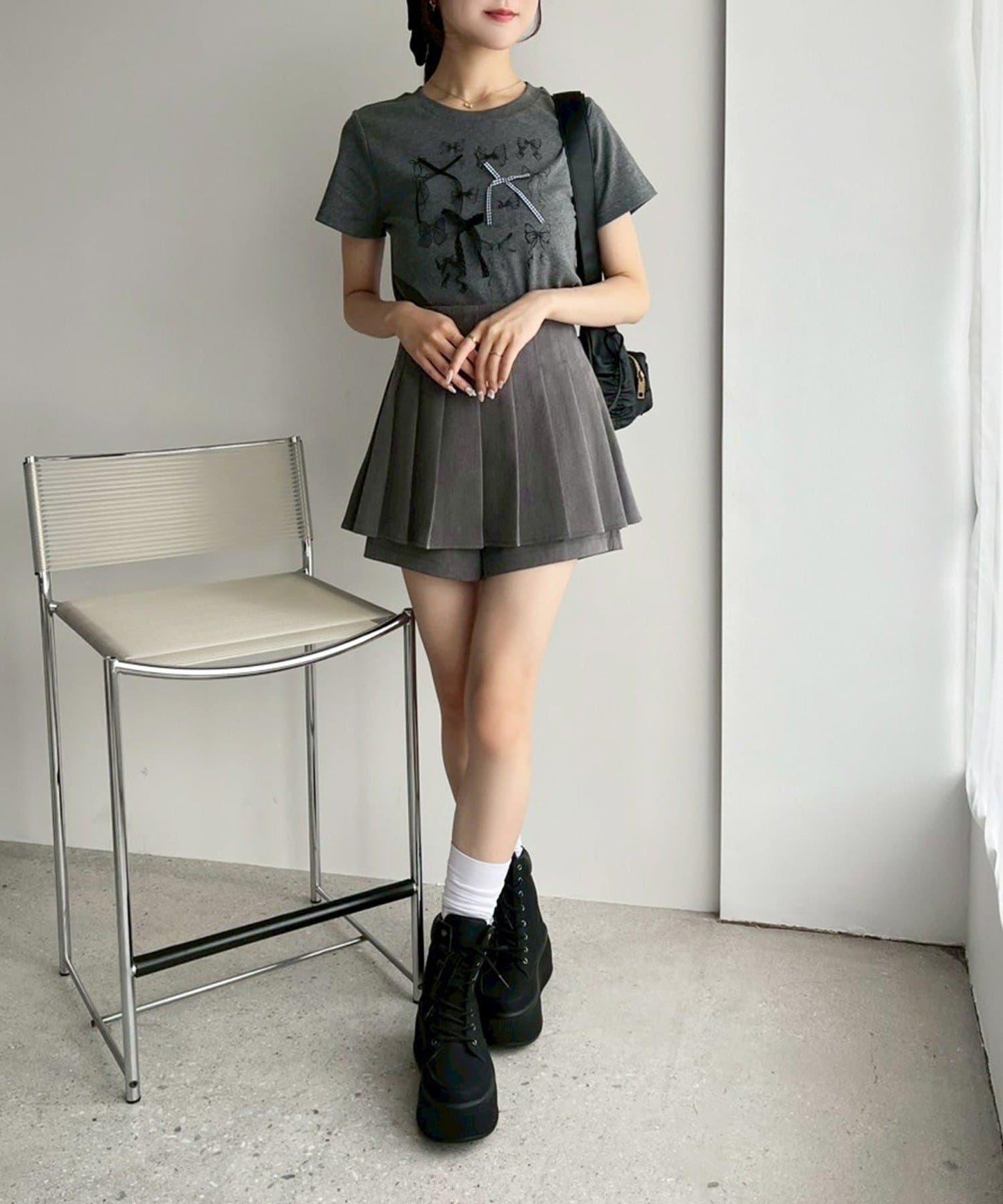 【one after another】百褶裙褲