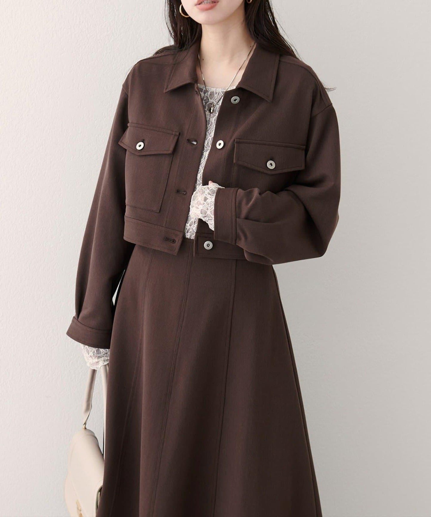 【EVERY.VERY niceclaup】短款襯衫外套