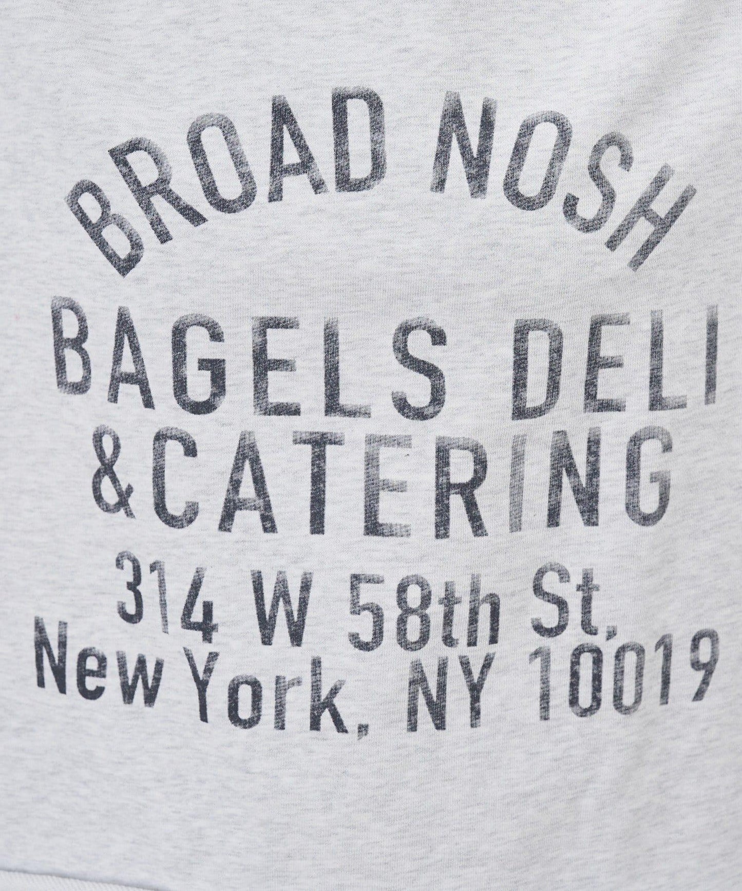 破洞風格印花衛衣