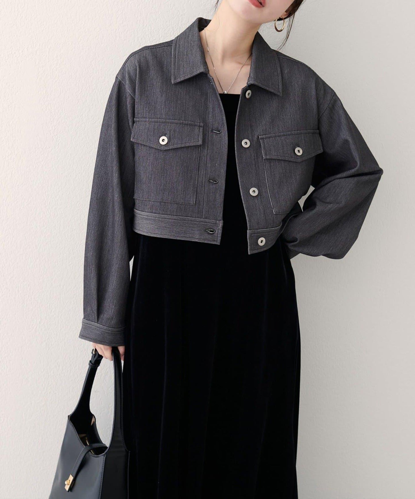 【EVERY.VERY niceclaup】短款襯衫外套