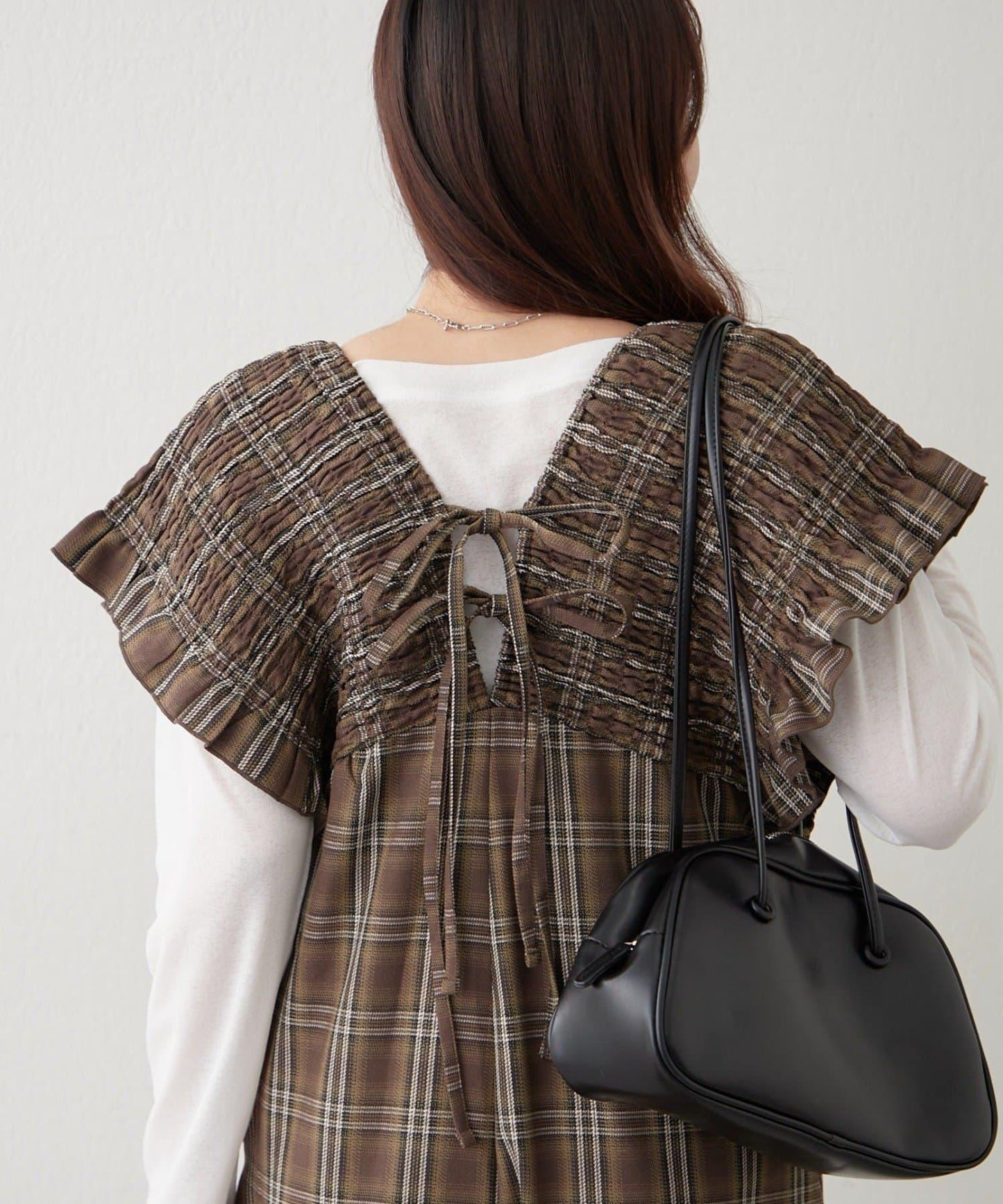 【RMAF】格子收腰連體褲