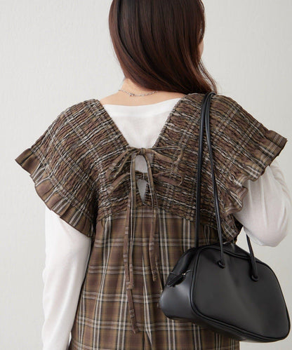 【RMAF】格子收腰連體褲