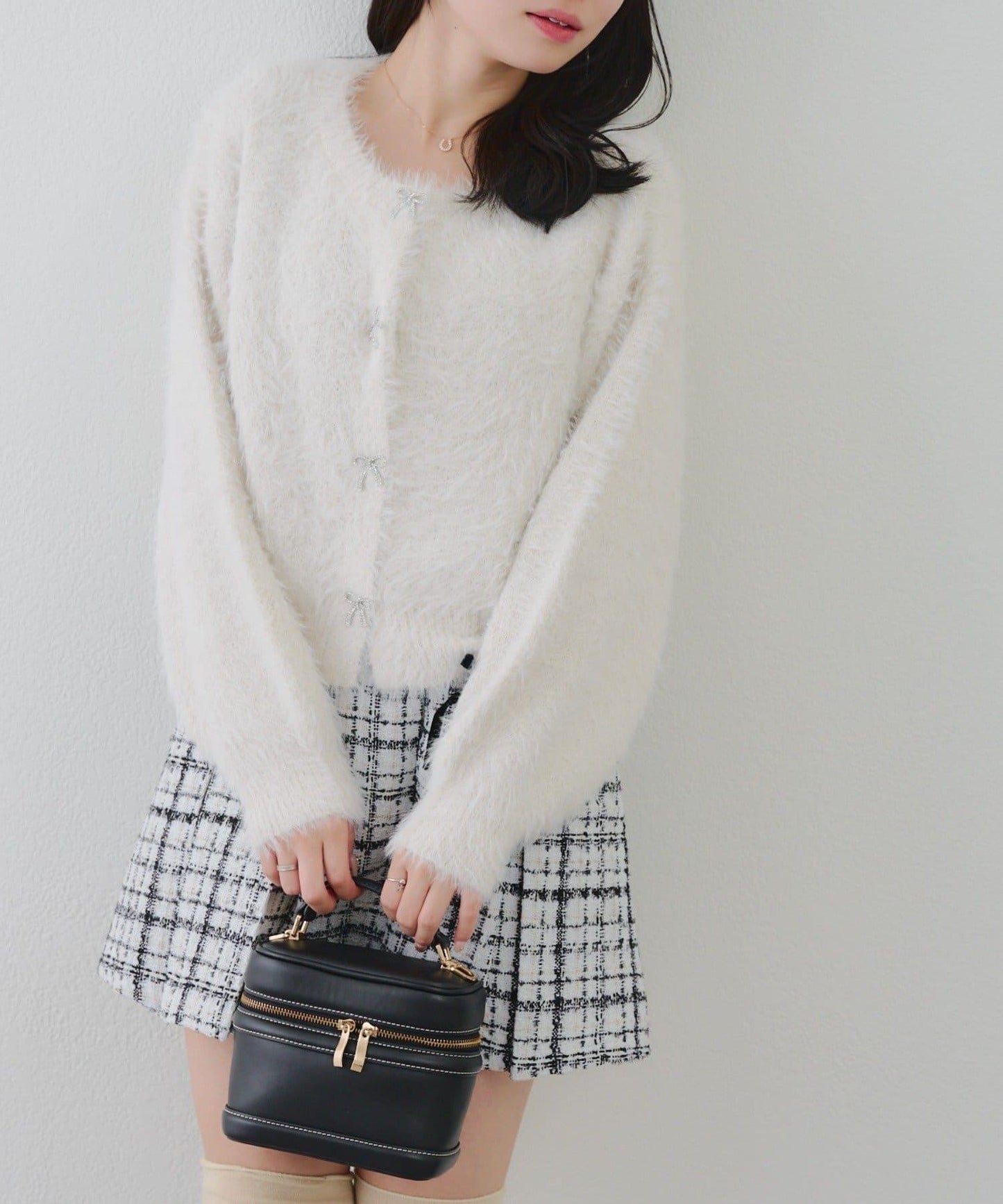 【RMAF】水鑽蝴蝶結開衫