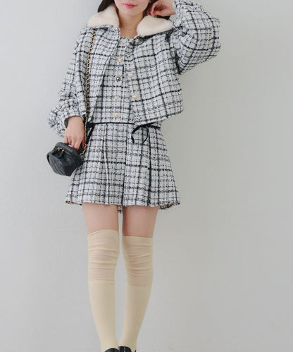 【RMAF】亮片花呢迷你連衣裙