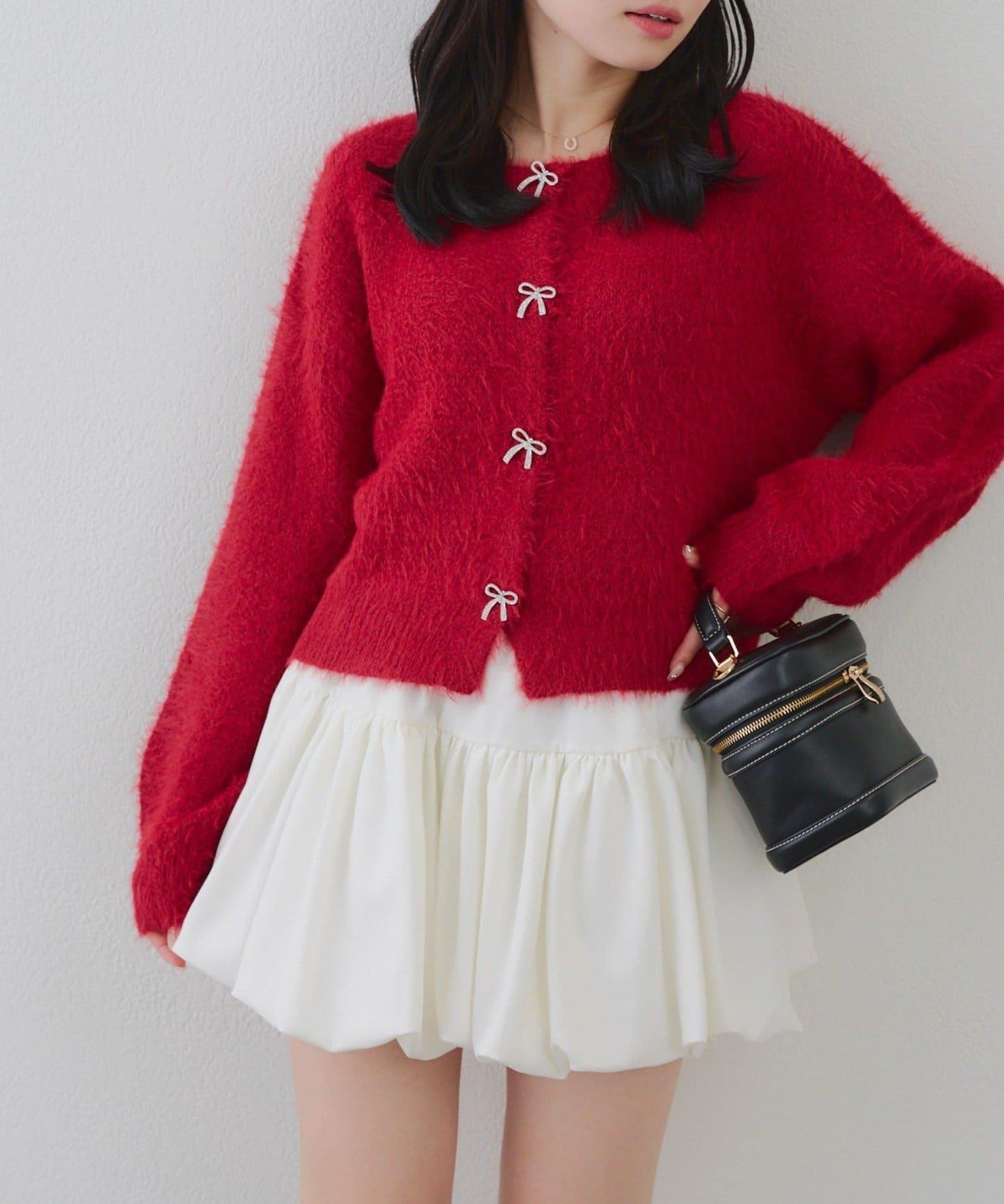 【RMAF】水鑽蝴蝶結開衫