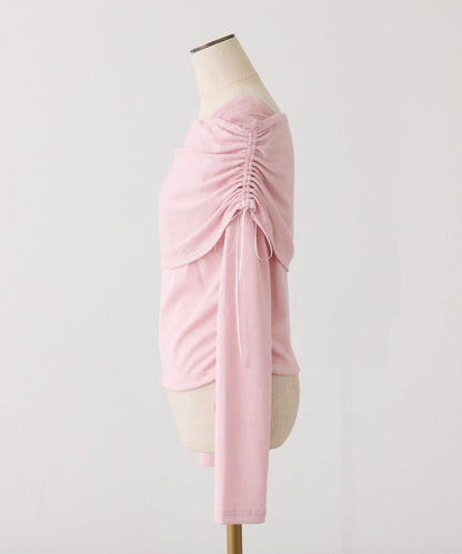 【one after another】一字肩上衣