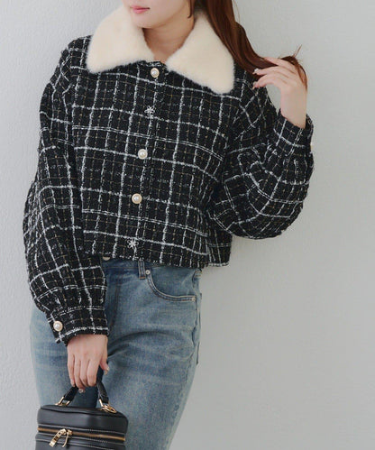 【RMAF】亮片花呢多紐扣夾克