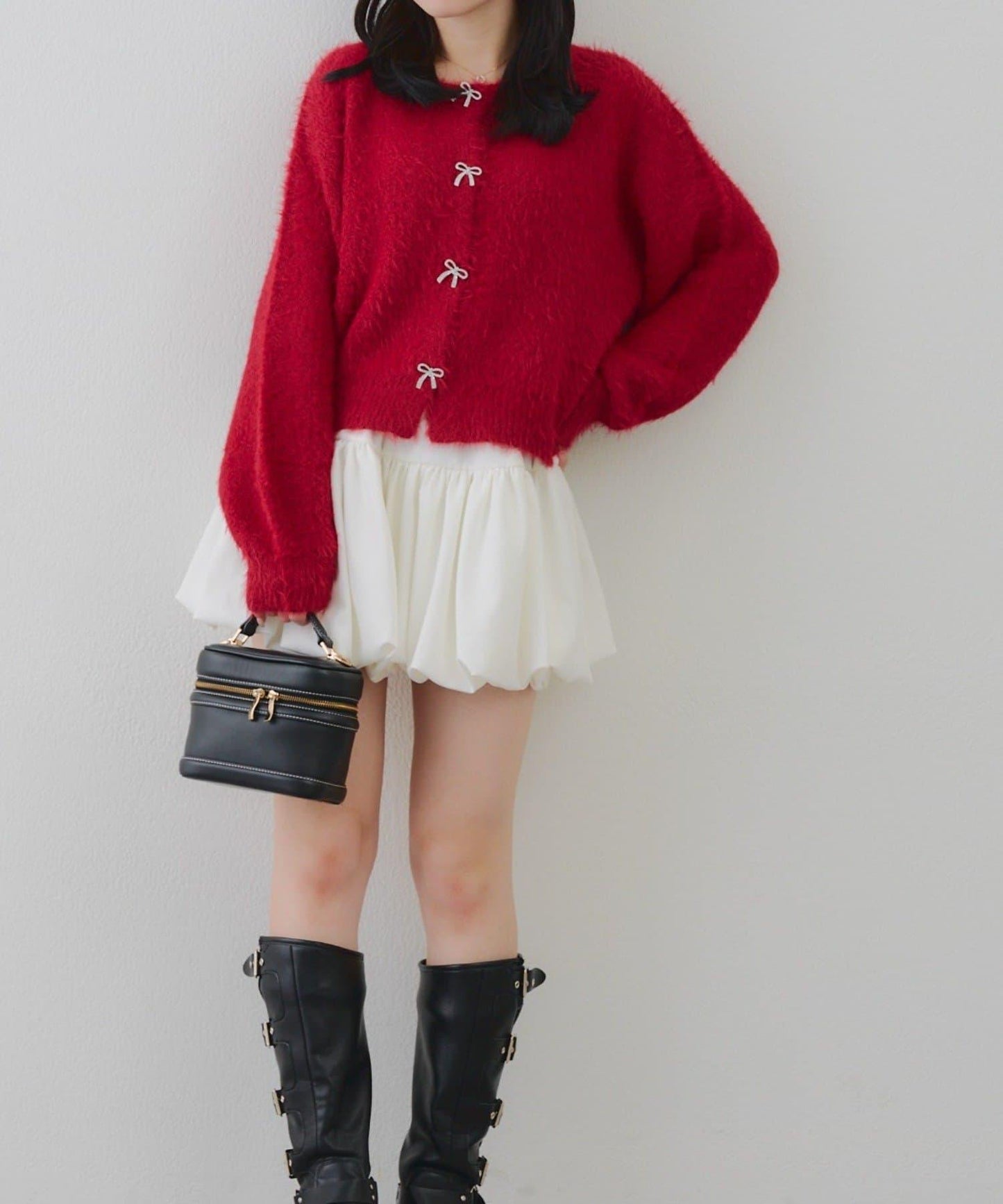 【RMAF】水鑽蝴蝶結開衫