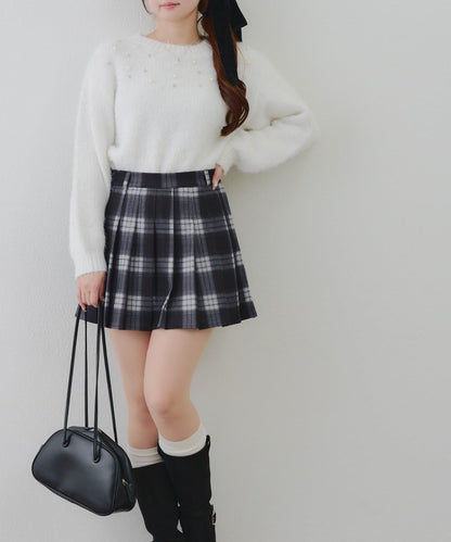 【RMAF】珠飾珍珠羽毛套頭衫