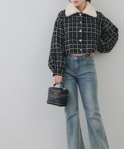 【RMAF】亮片花呢多紐扣夾克