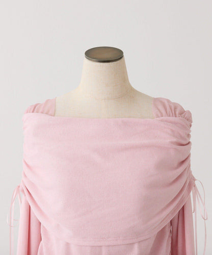 【one after another】一字肩上衣