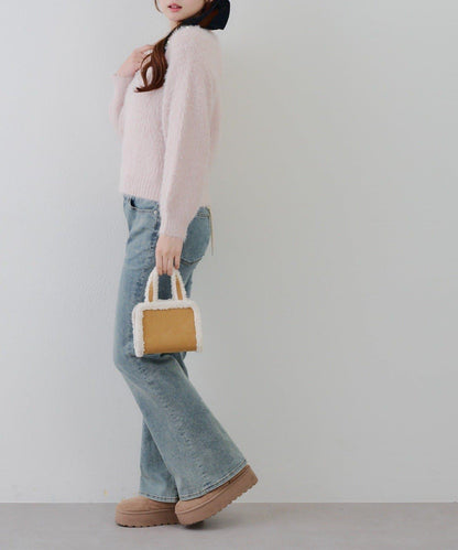 【RMAF】珠飾珍珠羽毛套頭衫