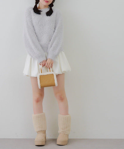 【RMAF】珠飾珍珠羽毛套頭衫