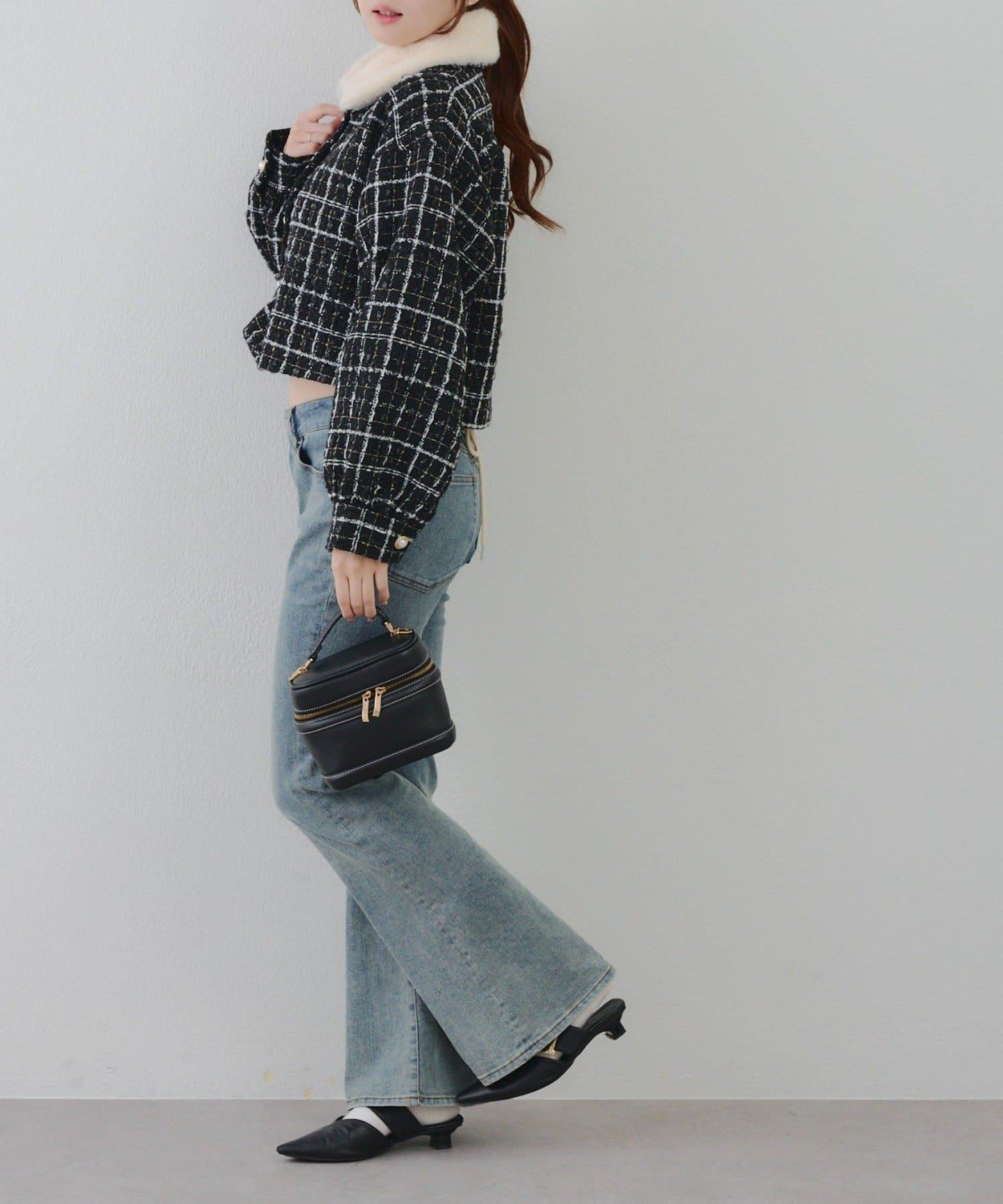 【RMAF】亮片花呢多紐扣夾克