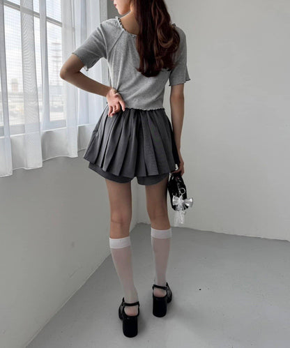 【one after another】百褶裙褲