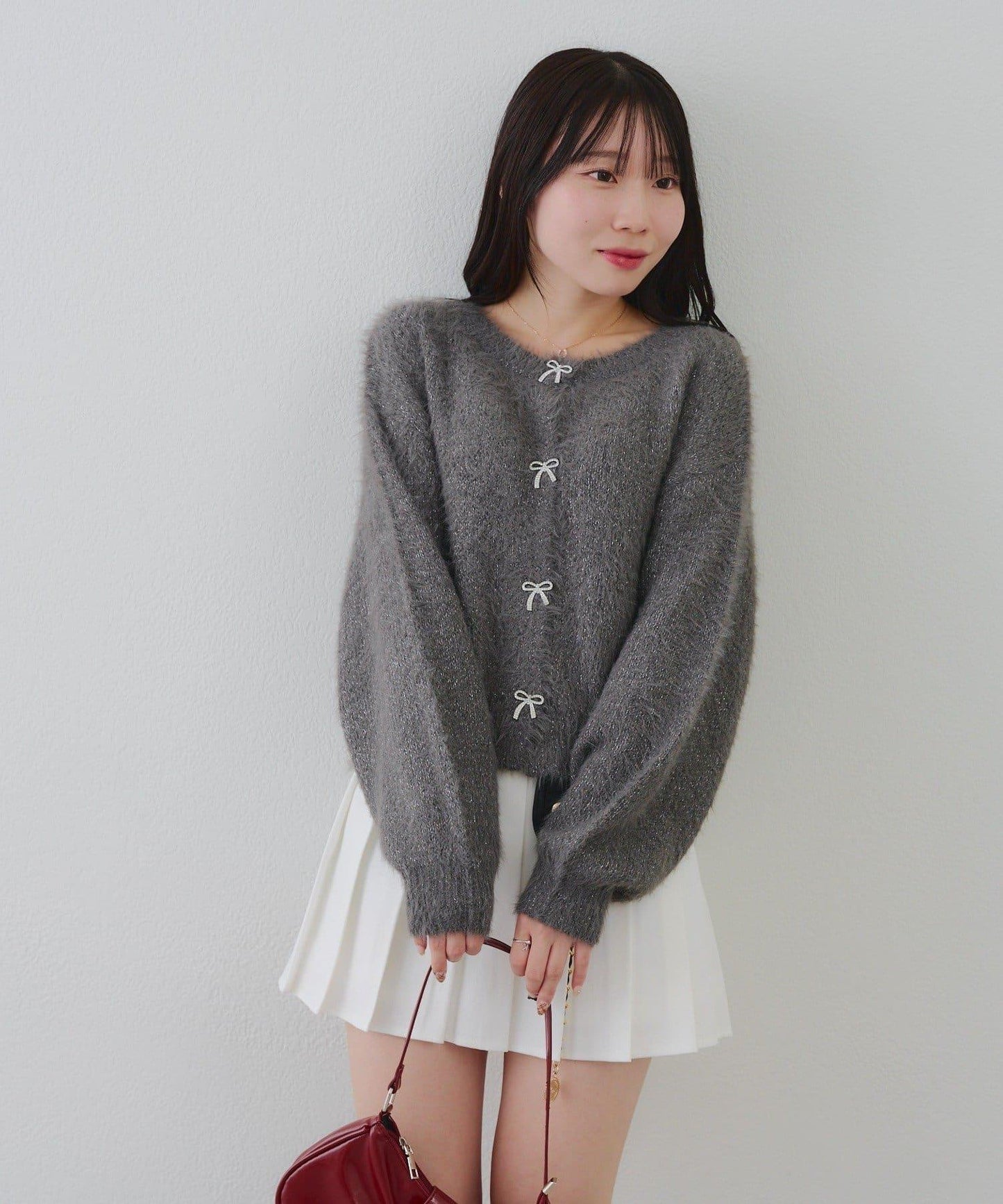 【RMAF】水鑽蝴蝶結開衫