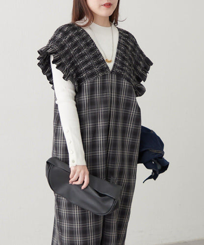 【RMAF】格子收腰連體褲