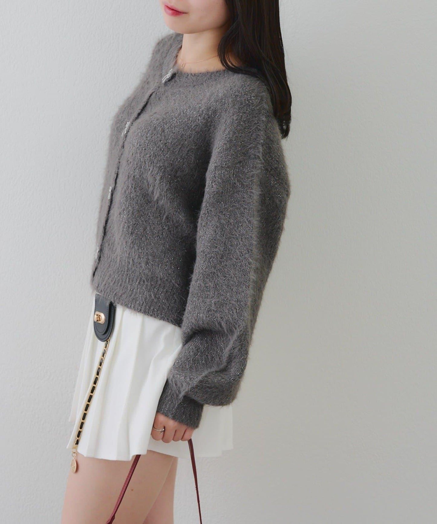 【RMAF】水鑽蝴蝶結開衫