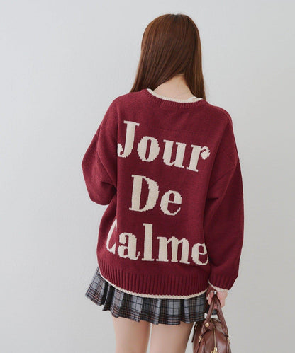 【RMAF】背面標誌毛絨套頭衫