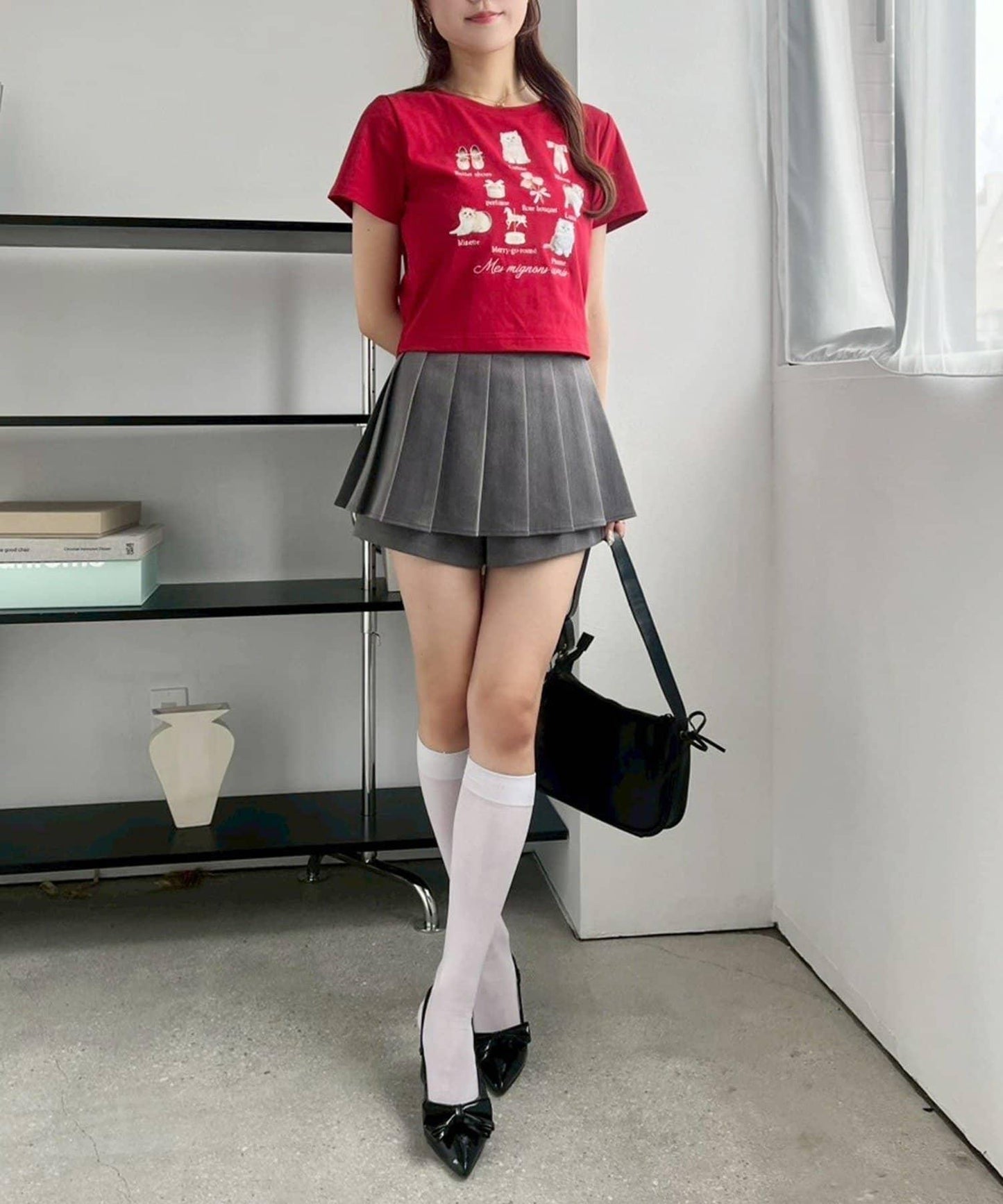 【one after another】百褶裙褲