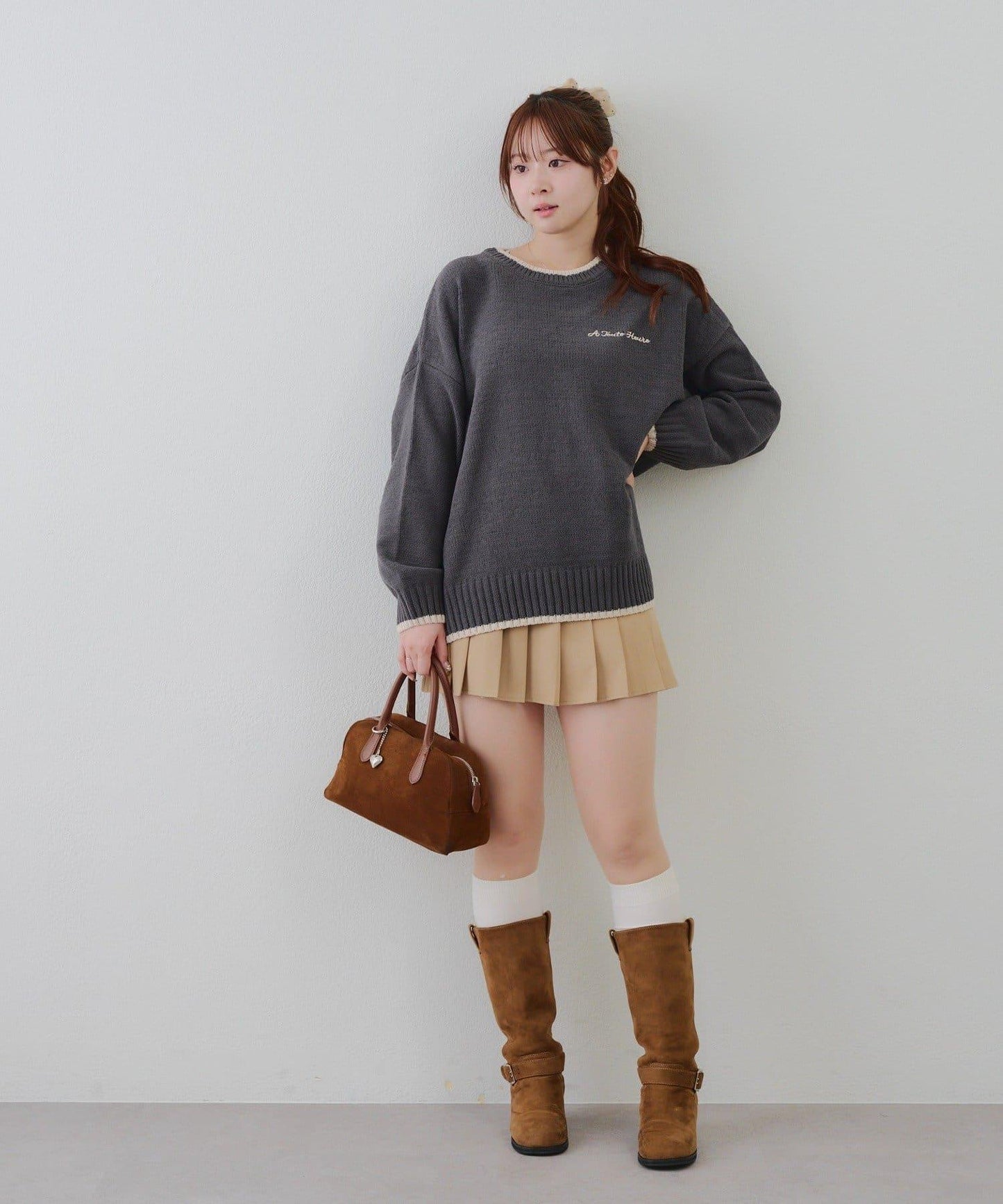 【RMAF】背面標誌毛絨套頭衫