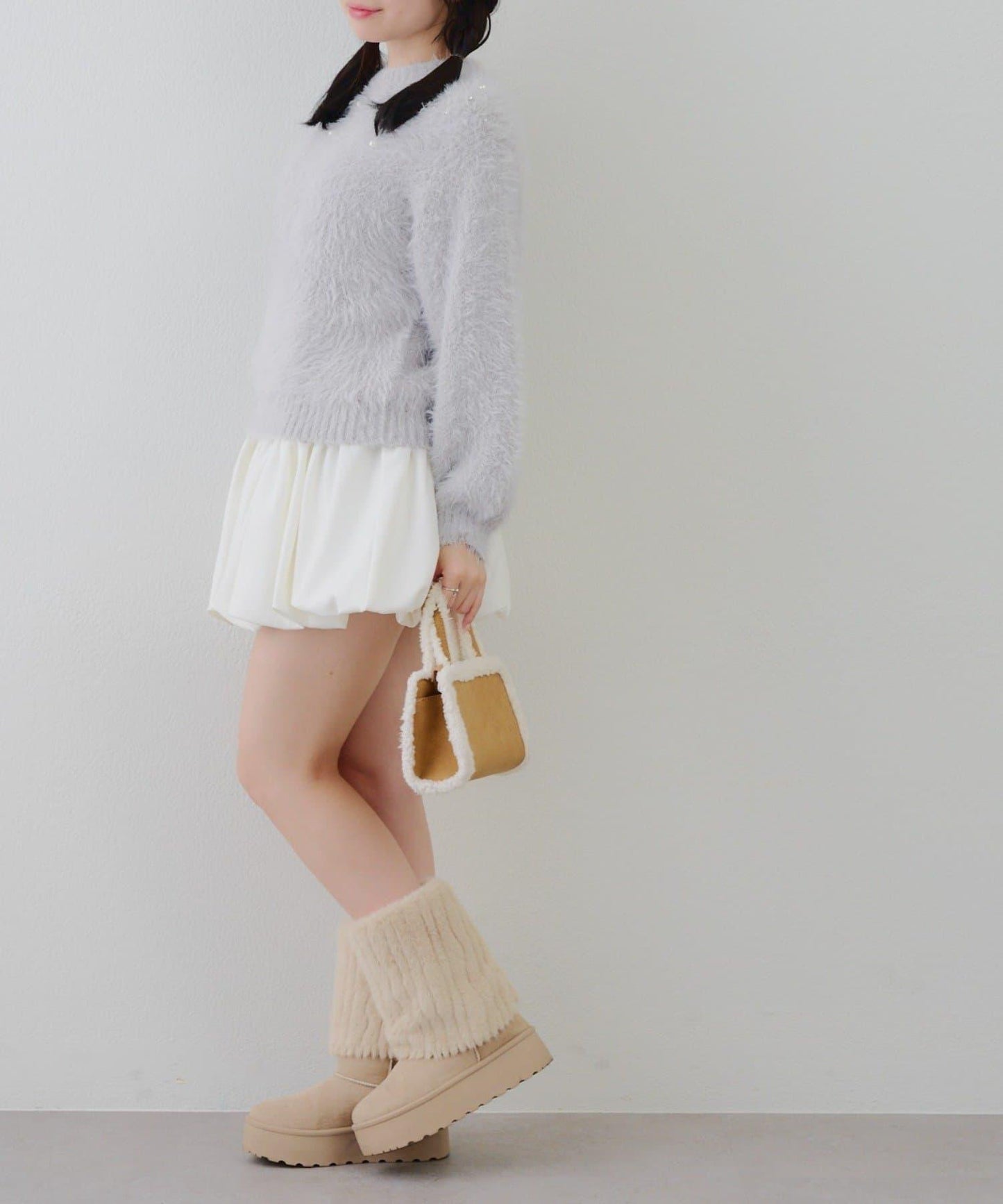 【RMAF】珠飾珍珠羽毛套頭衫