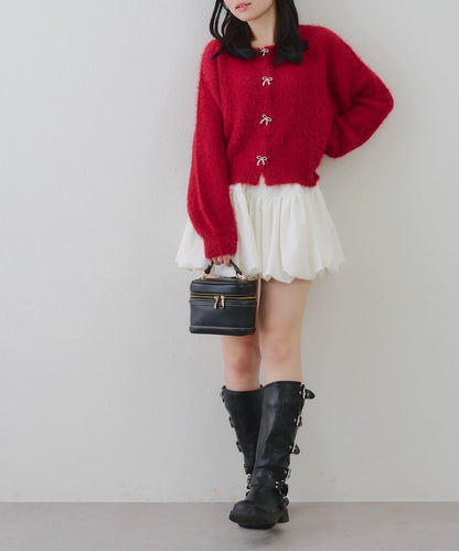 【RMAF】水鑽蝴蝶結開衫