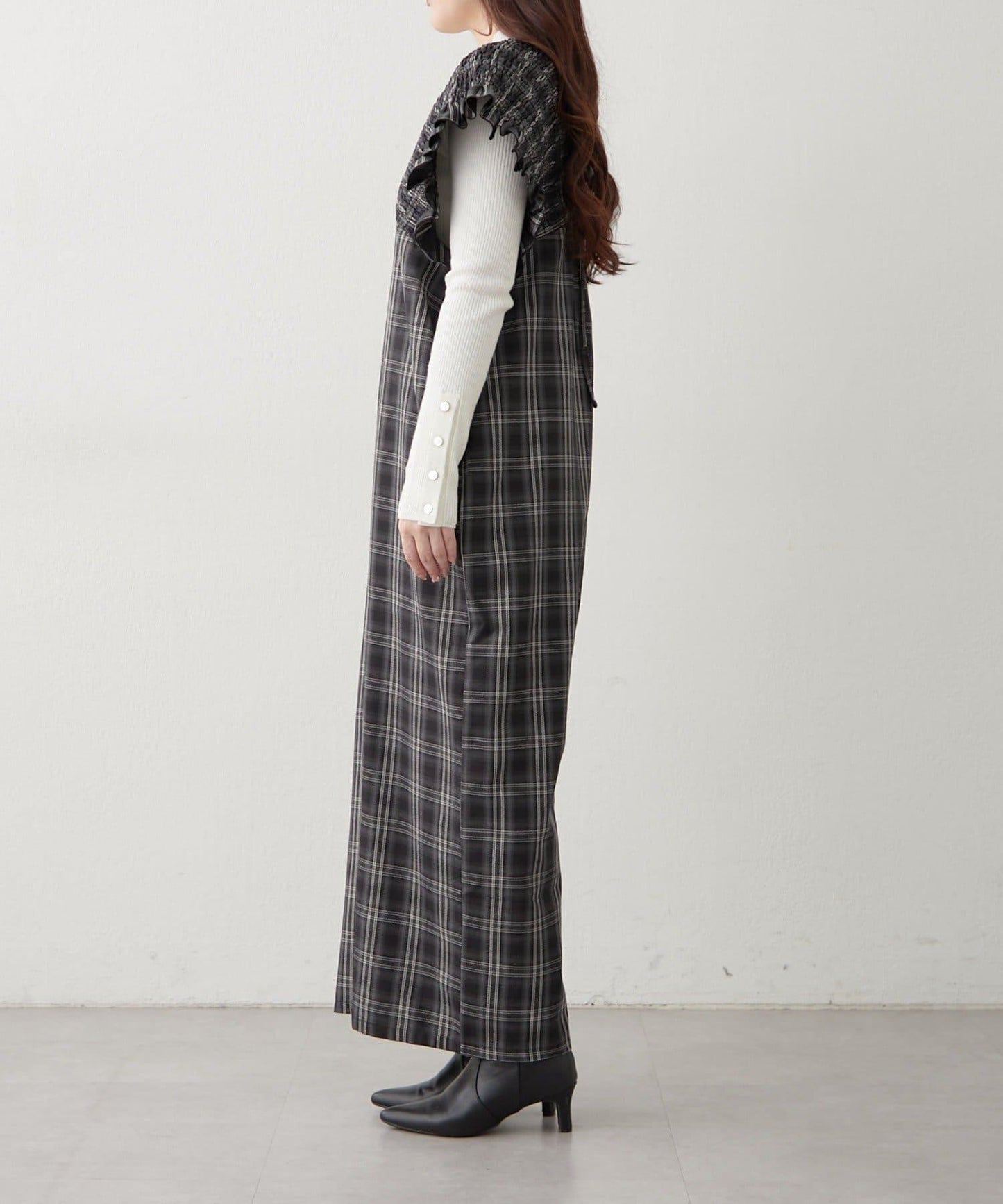 【RMAF】格子收腰連體褲