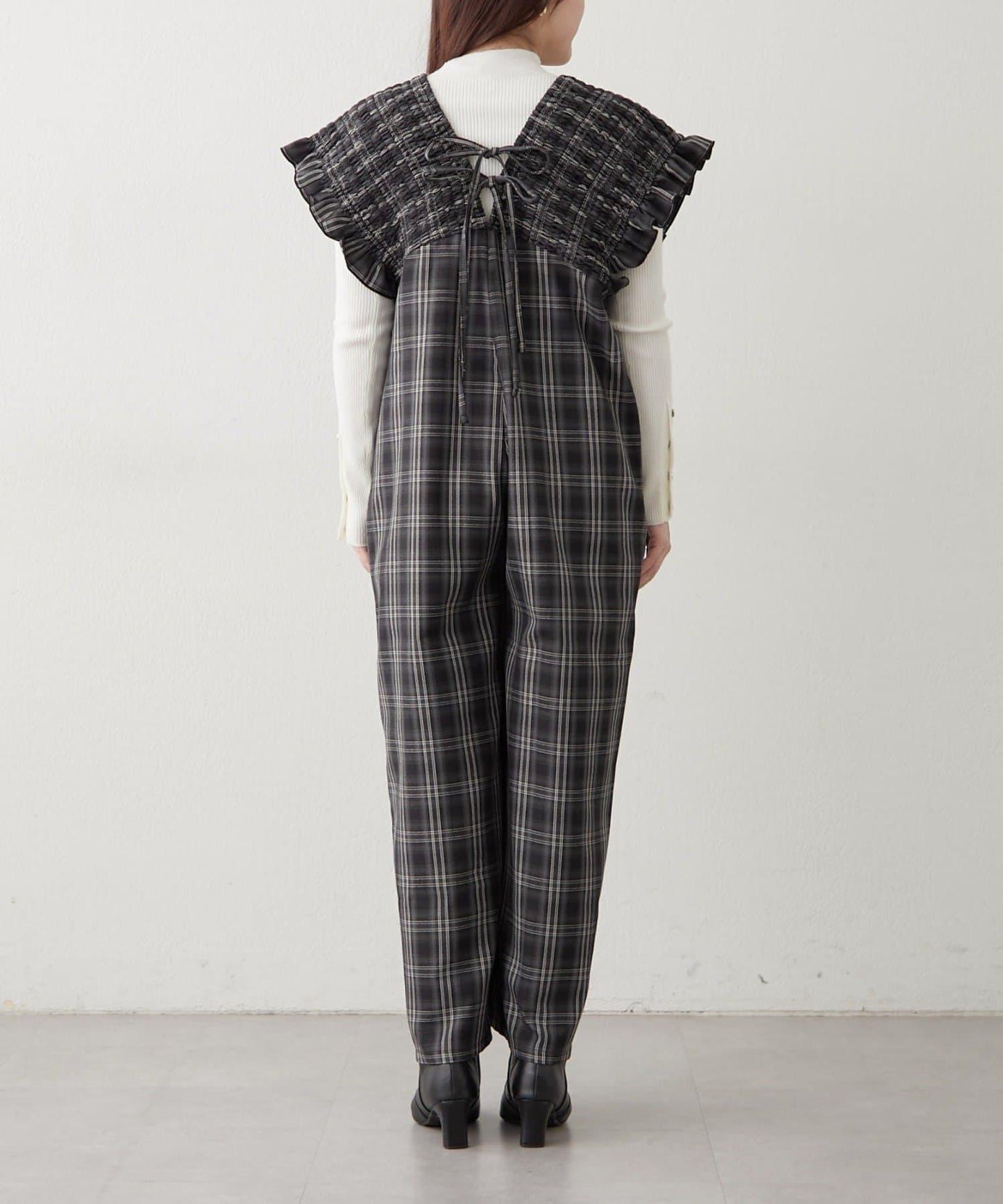 【RMAF】格子收腰連體褲