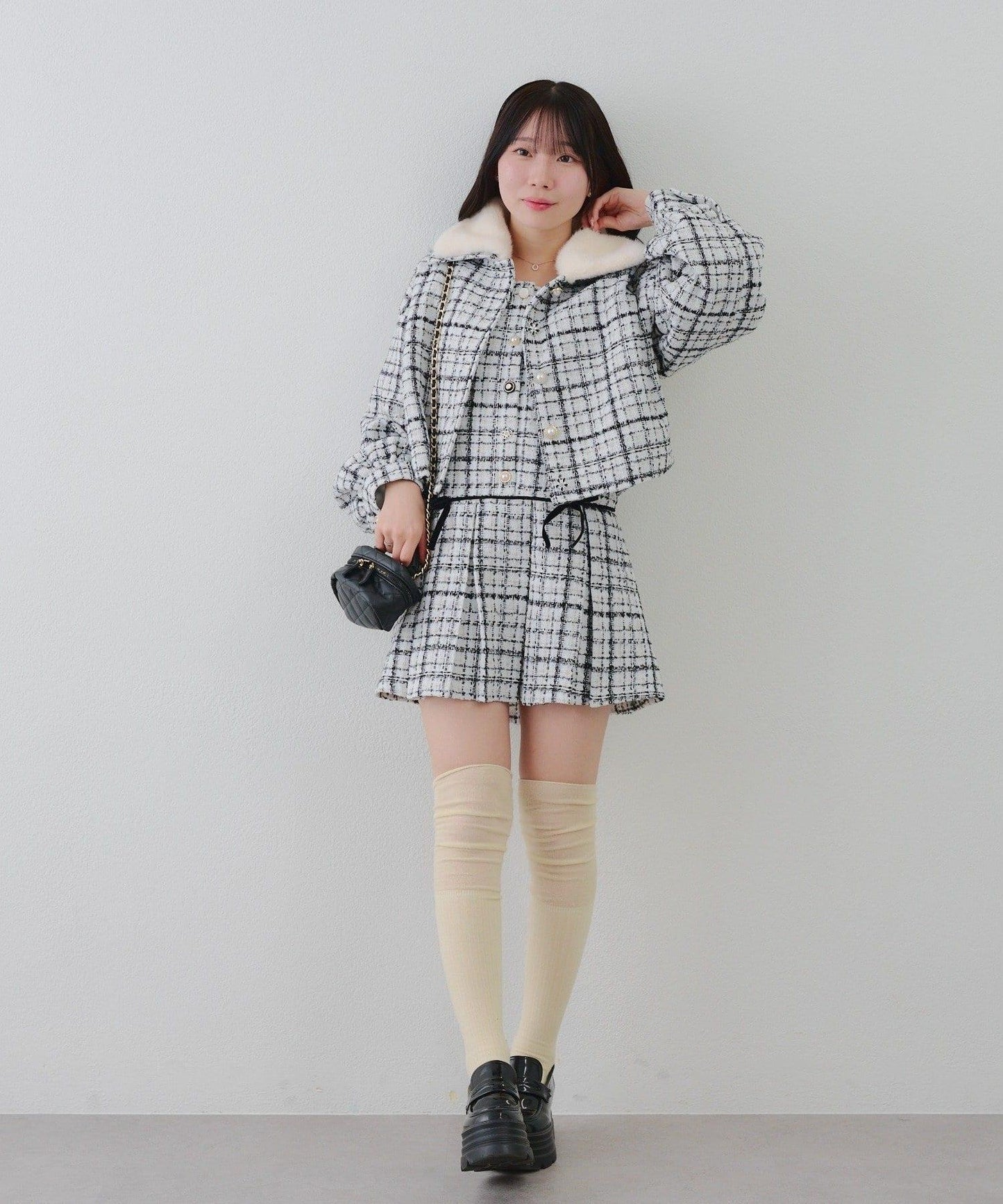 【RMAF】亮片花呢多紐扣夾克