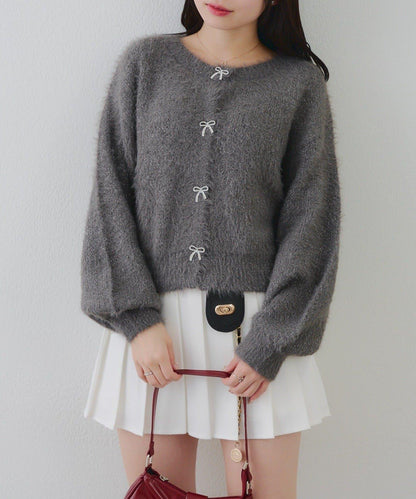 【RMAF】水鑽蝴蝶結開衫