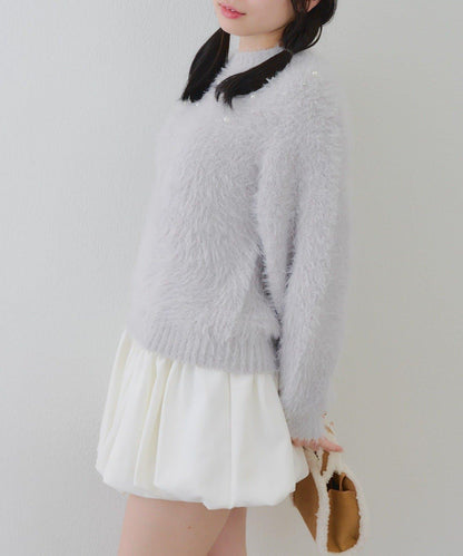 【RMAF】珠飾珍珠羽毛套頭衫