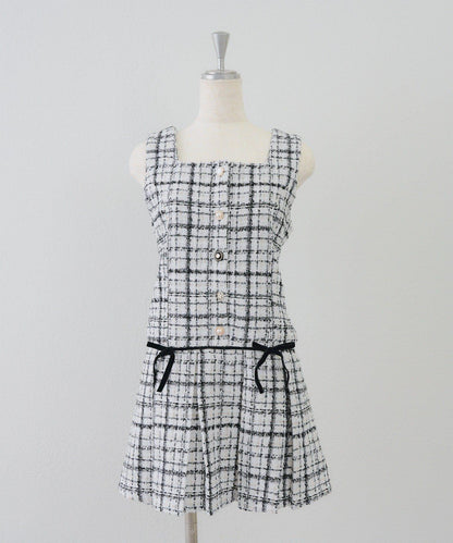 【RMAF】亮片花呢迷你連衣裙