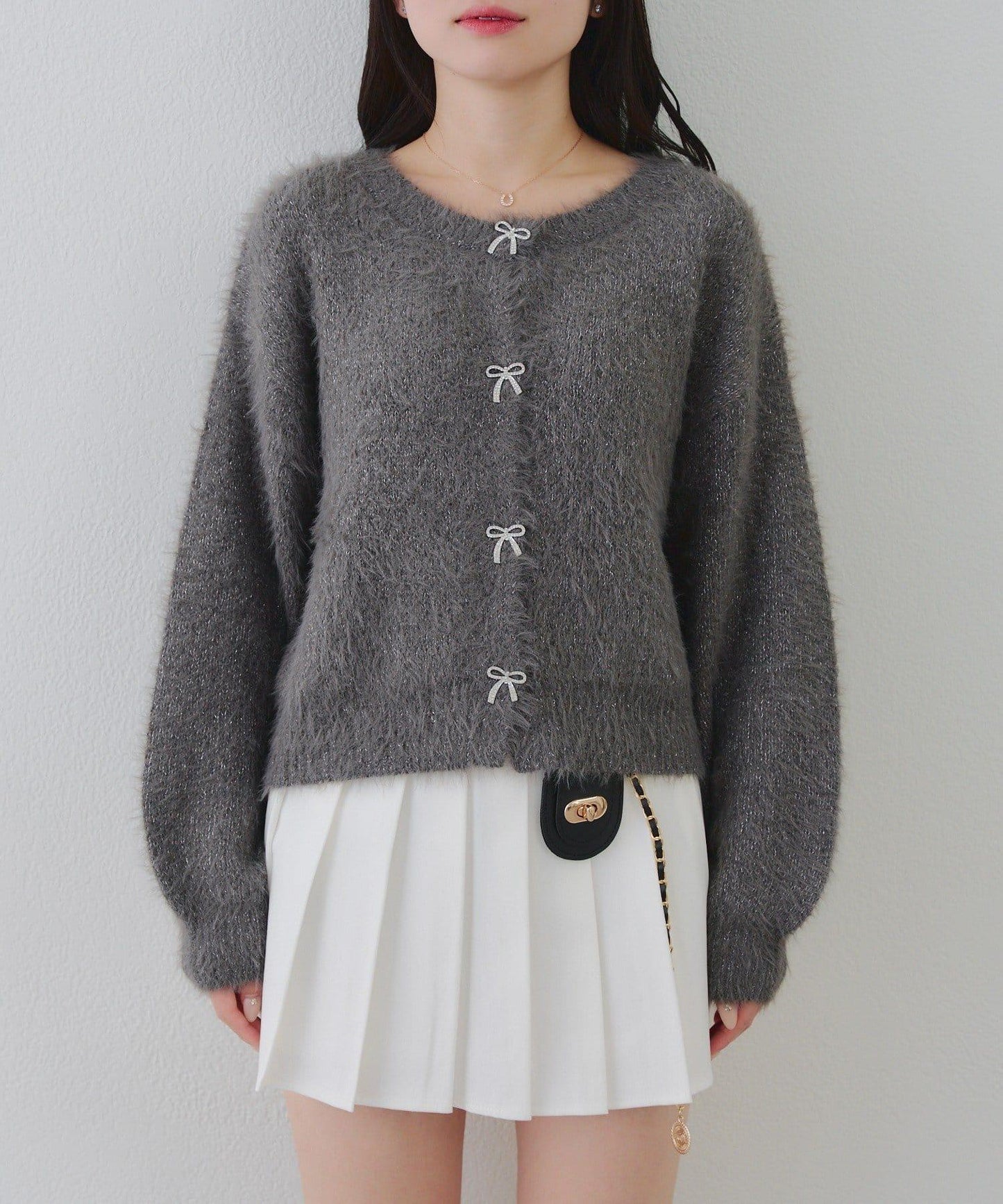 【RMAF】水鑽蝴蝶結開衫