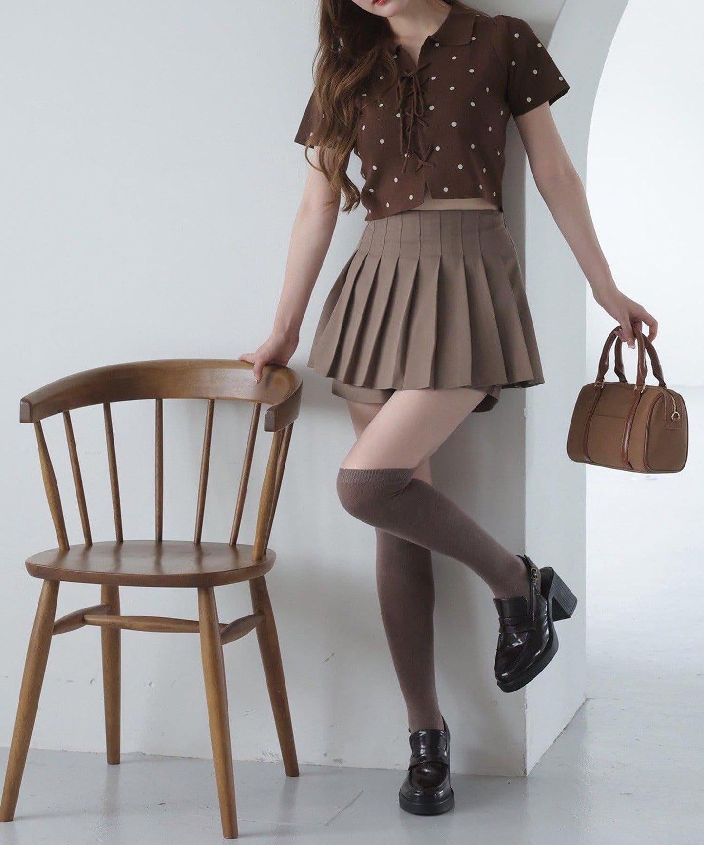 【one after another】百褶裙褲