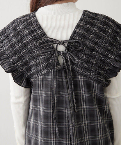 【RMAF】格子收腰連體褲